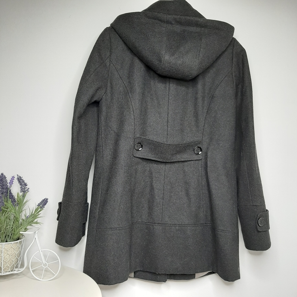Calvin Klein Women's Wool Duffle Coat Size 6 - Picture 3 of 8